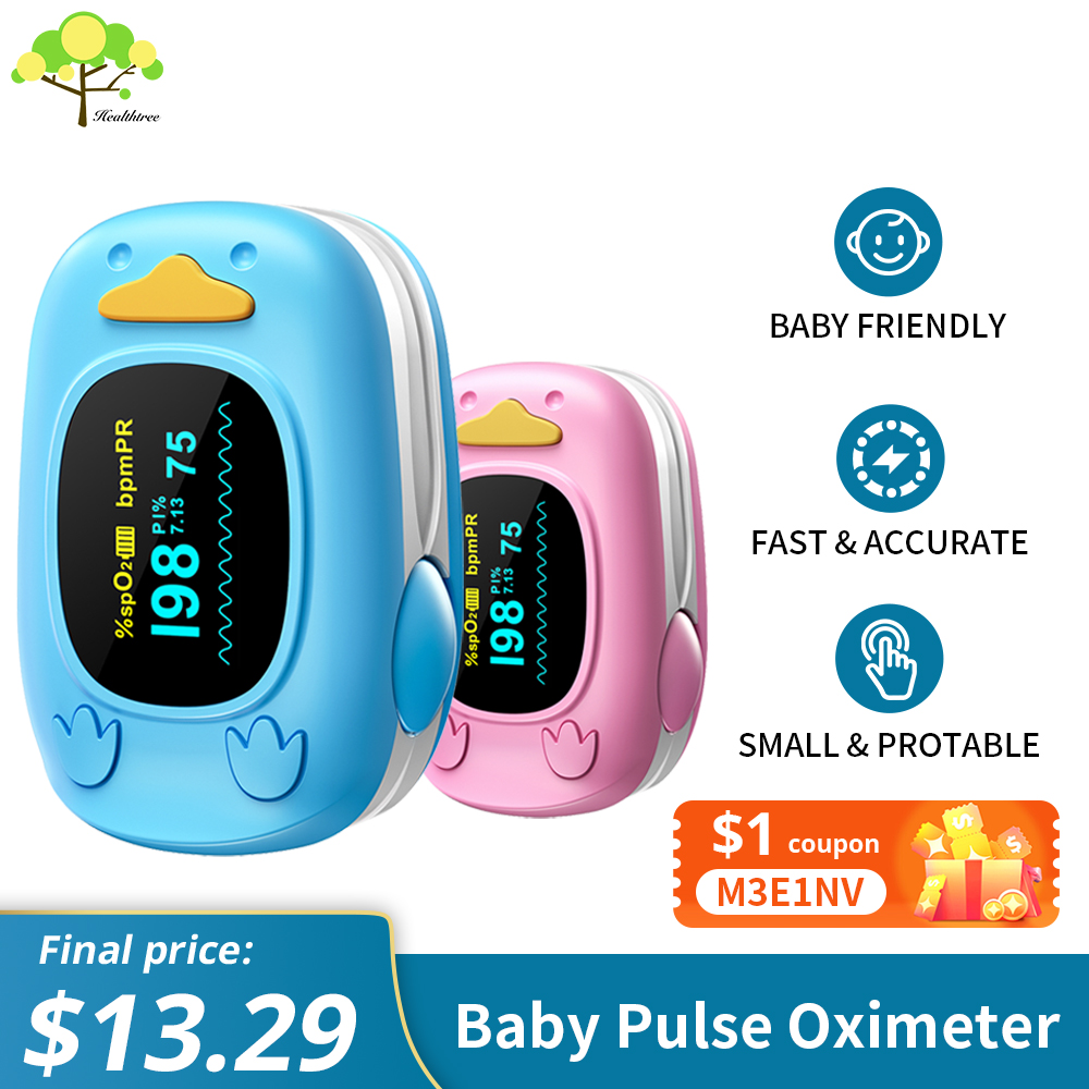 Baby Monitor Sensor - HealthTree Baby Finger Pulse Oximeter Pediatric