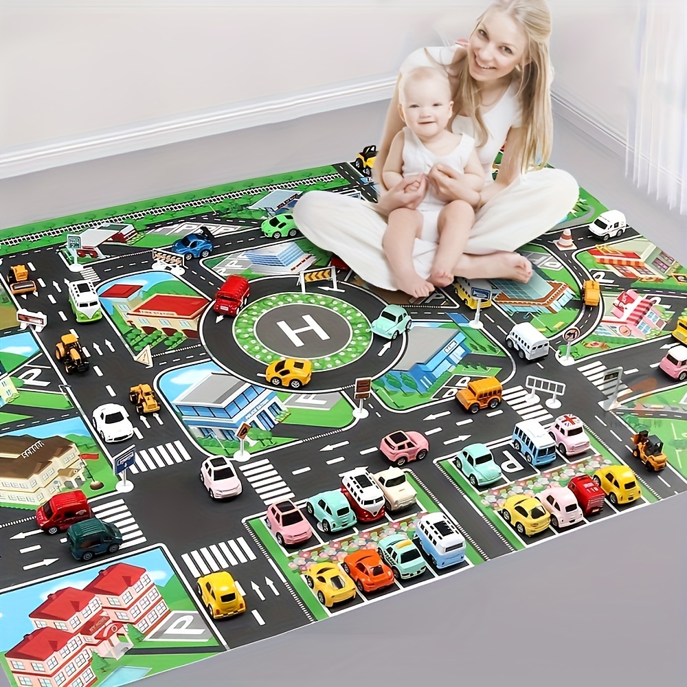 Play Mat - 1pc, City Traffic Play Mat, Large