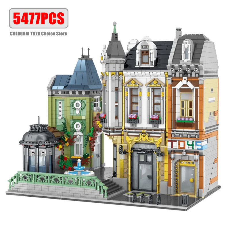 Lego Set City - 5477pcs URGE Street View Sets MOC