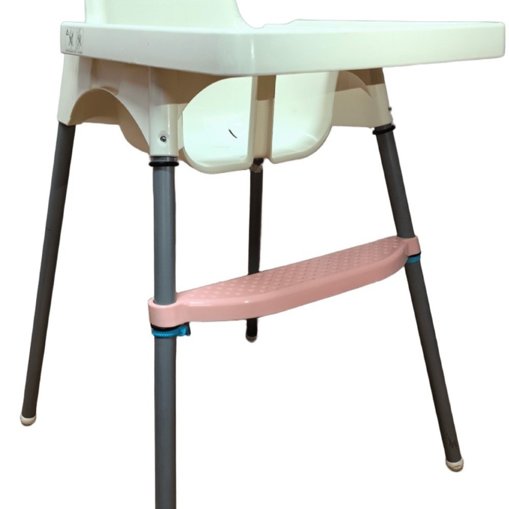 Baby High Chair Booster - Comfortable Highchair Footrest Adjustable Anti-Slip Surface