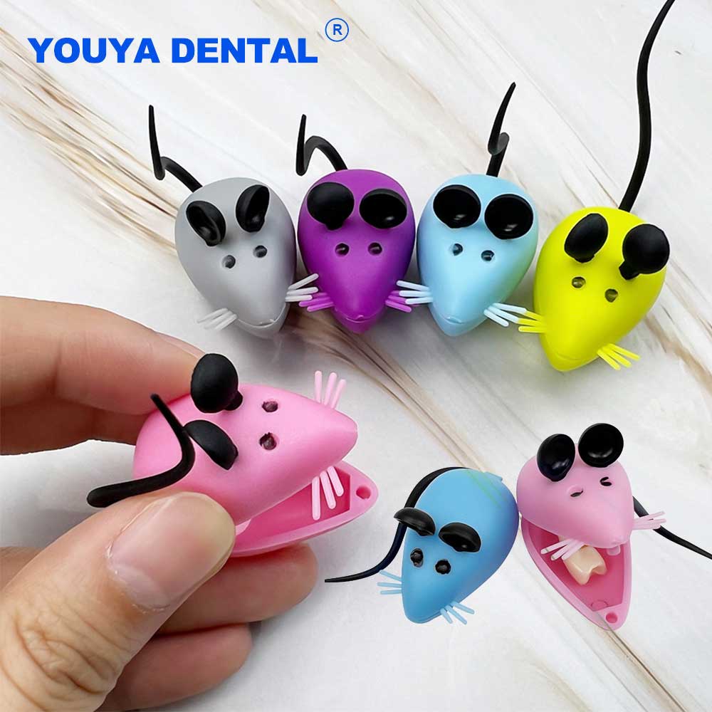 Baby Products Storage Box - 50Pcs Baby Tooth Box 3D Mouse