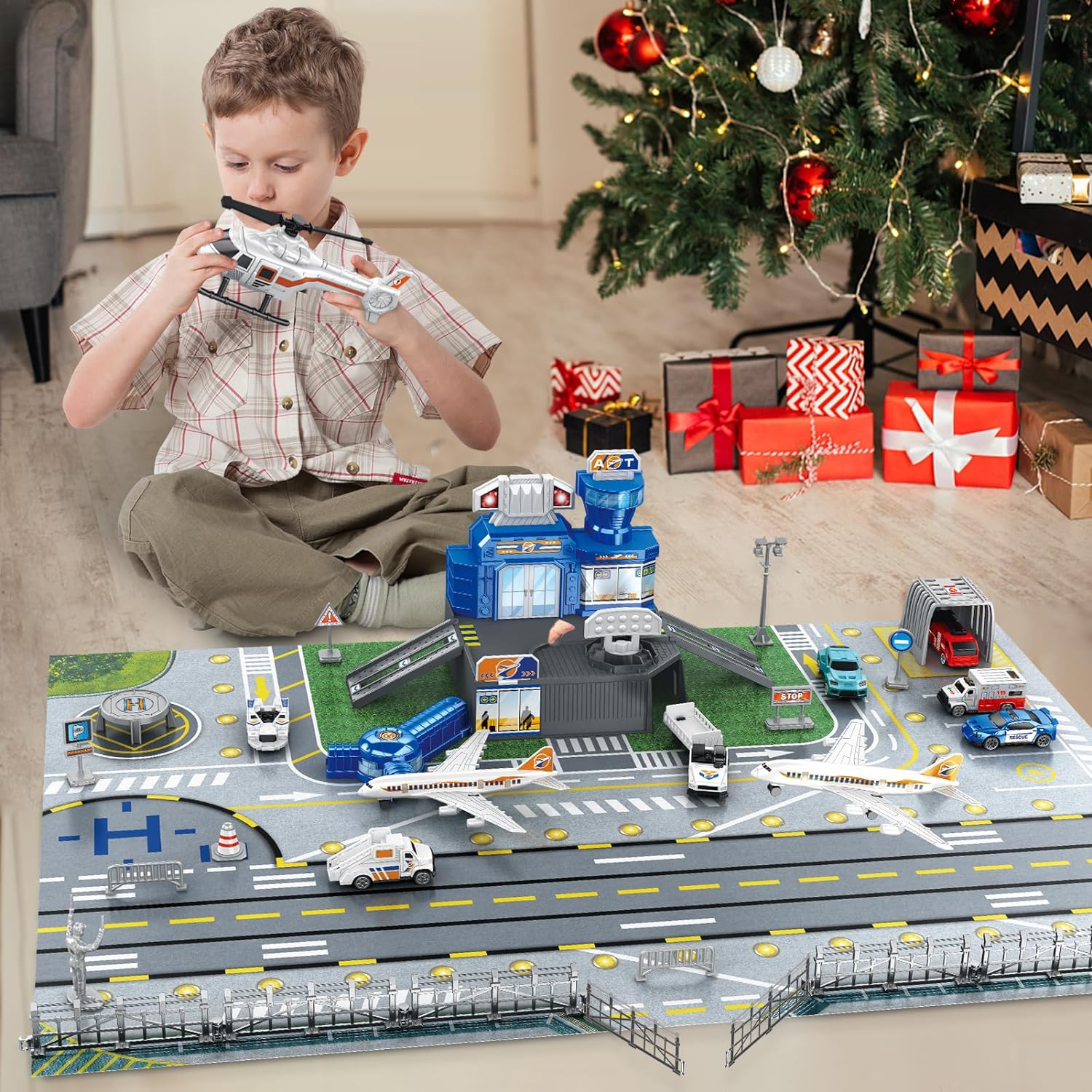 Children's Airport Scene Toy S - огляд і ціна Play Mat