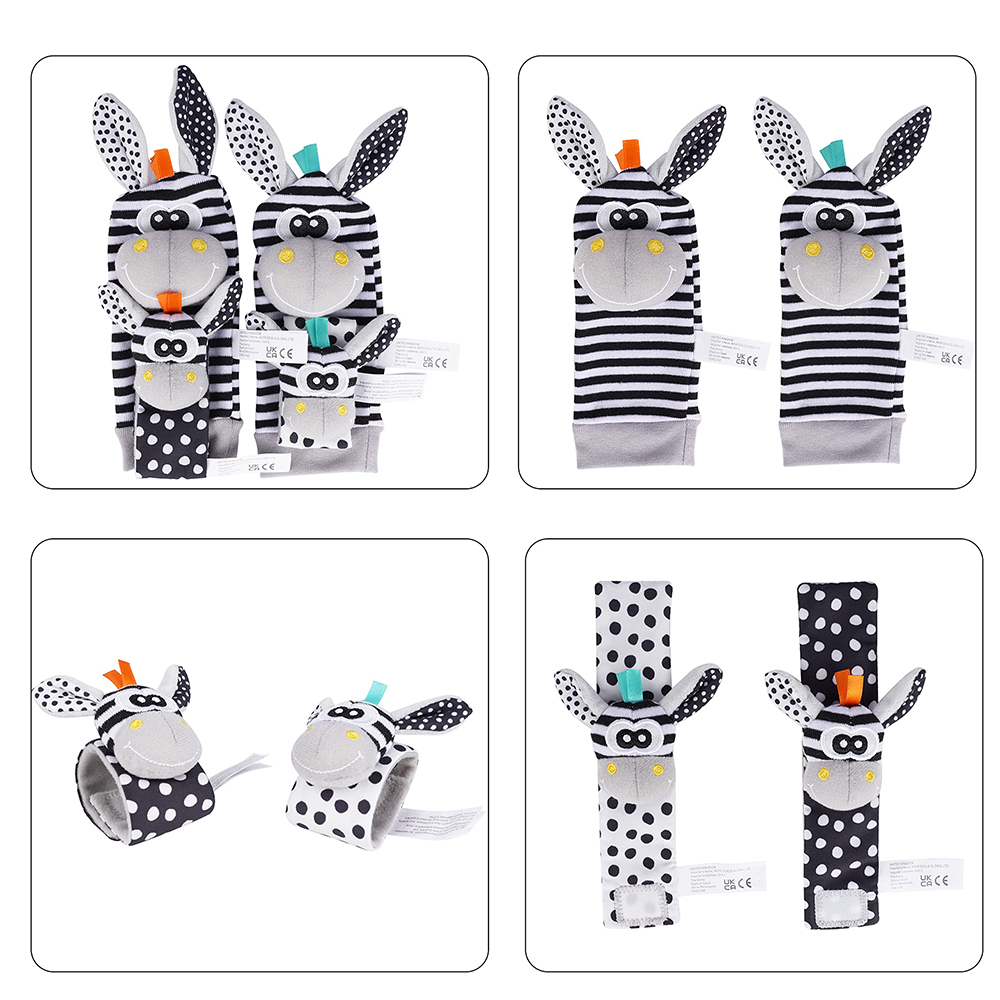 4PCS/SET Baby Rattle Toys Cute - огляд і ціна Baby Rattle Toy Set
