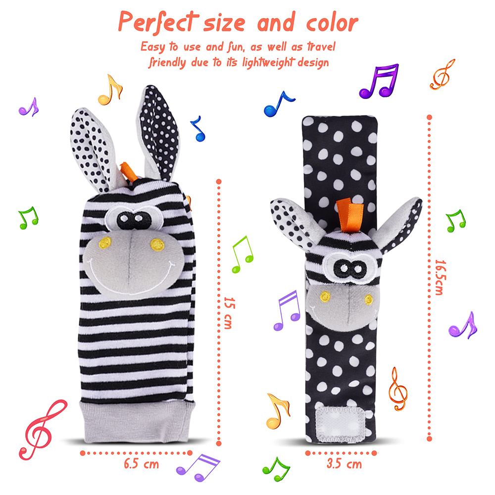 4PCS/SET Baby Rattle Toys Cute - огляд і ціна Baby Rattle Toy Set