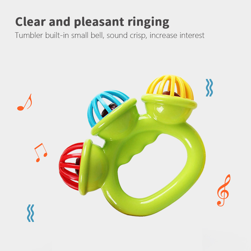 1-4PCS Baby Hand Rattle Ball T - огляд і ціна Baby Rattle Toy Set