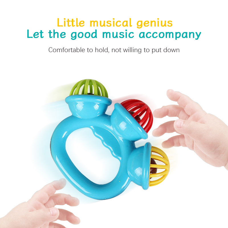 1-4PCS Baby Hand Rattle Ball T - огляд і ціна Baby Rattle Toy Set