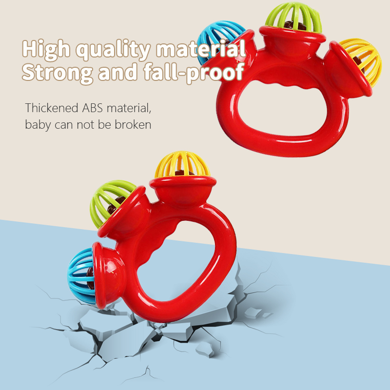 1-4PCS Baby Hand Rattle Ball T - огляд і ціна Baby Rattle Toy Set