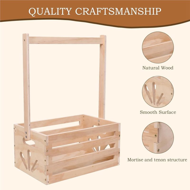 Wooden Baby Shower Gift Basket - огляд і ціна Baby Products Hamper