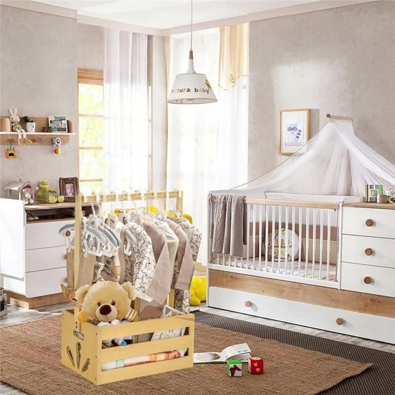Wooden Baby Shower Gift Basket - огляд і ціна Baby Products Hamper