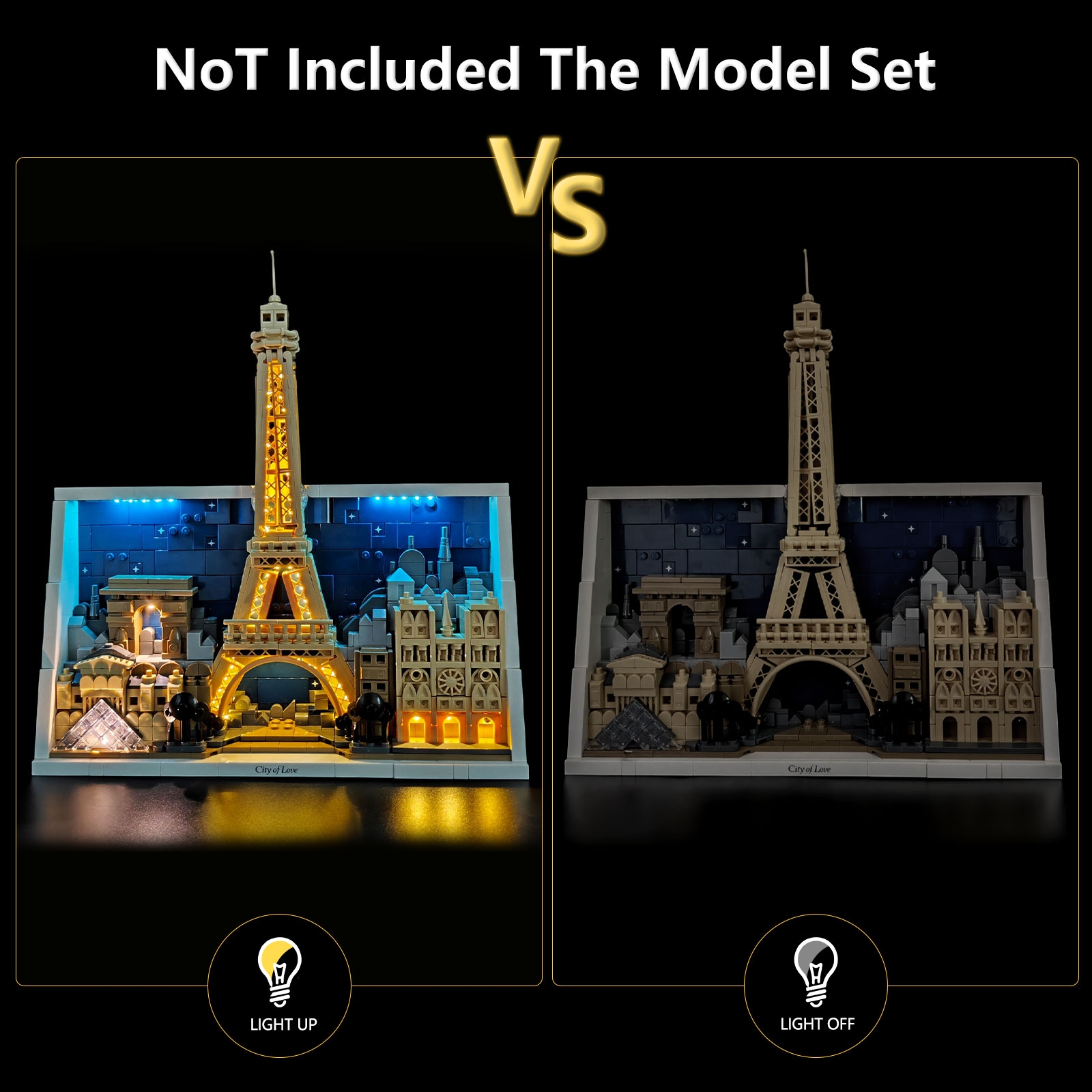 LYBMTWF LED Lighting Kit Compa - огляд і ціна Lego Set City