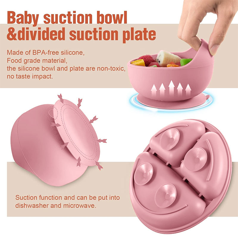 Children's silicone tableware  - огляд і ціна Baby Products Kit