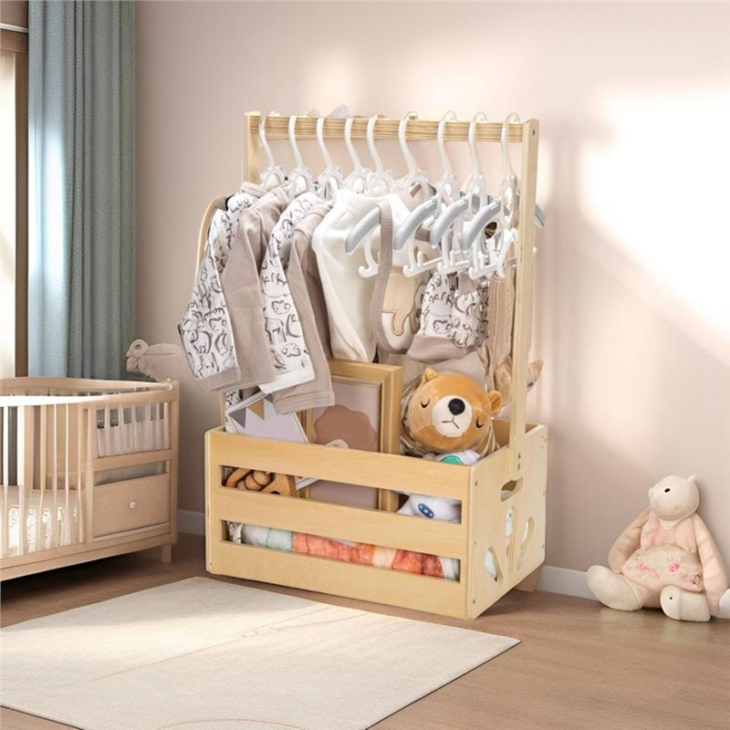 A25F-Wooden Baby Shower Gift B - огляд і ціна Baby Products Hamper