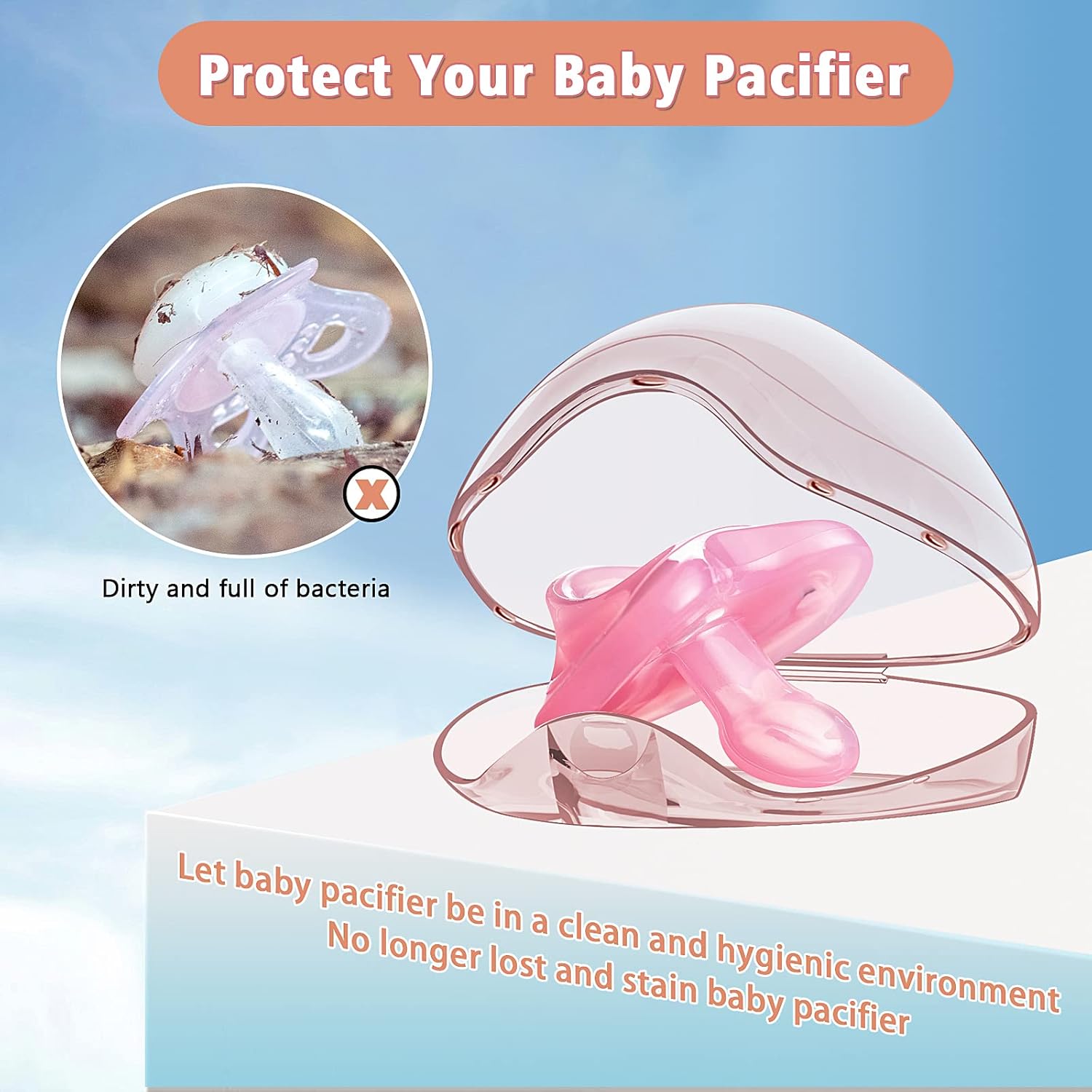 Pacifier Holder - 2/4 Pcs Trav - огляд і ціна Baby Products Storage Box