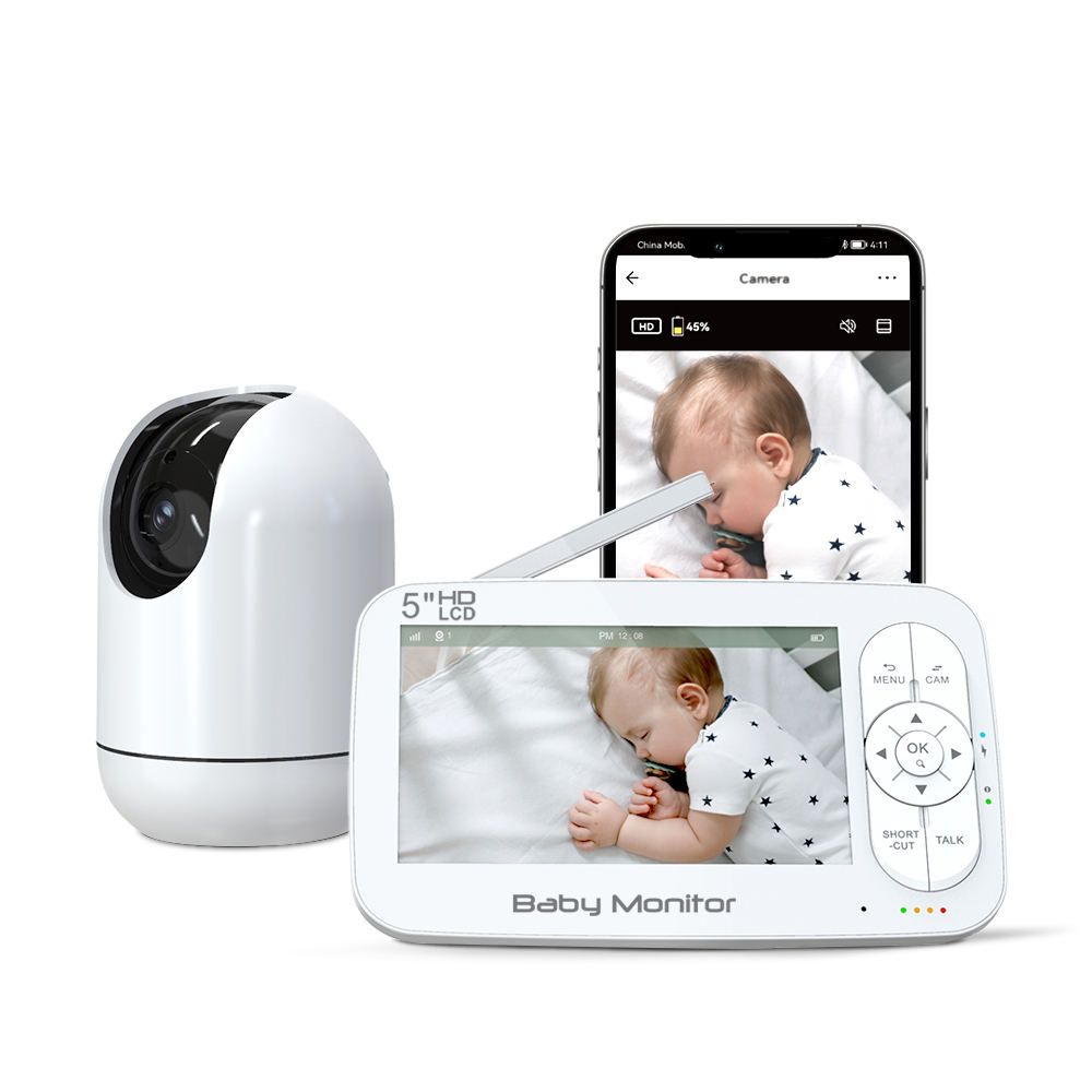5Inch 2MP 1080P  APP Remote Co - огляд і ціна Baby Monitor Sensor