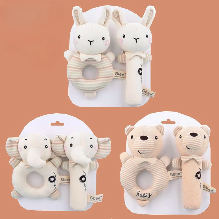 Baby Rattles Soft Cartoon Cute - огляд і ціна Baby Rattle Toy Set