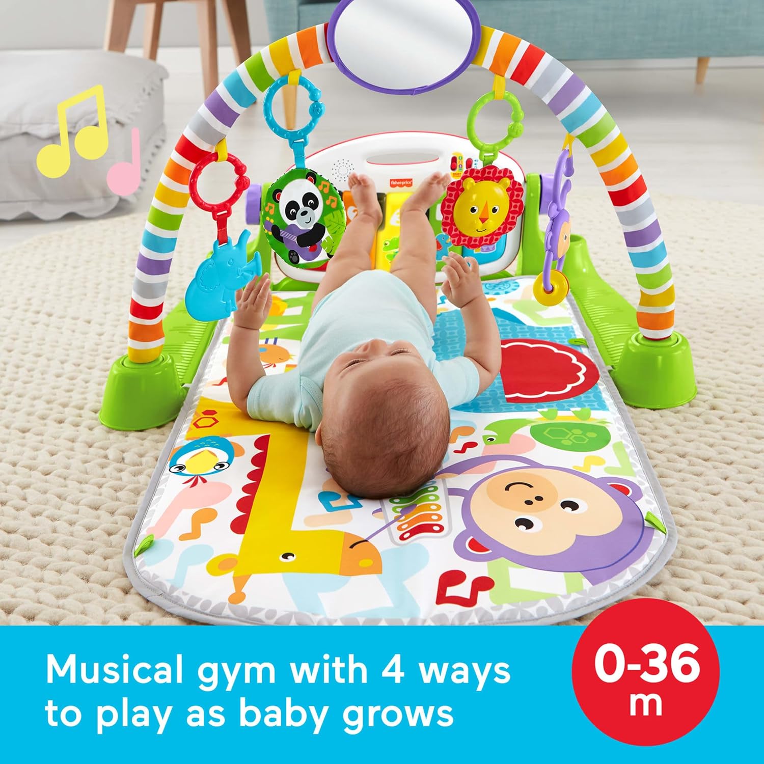 Deluxe Kick & Play Piano Gym w - огляд і ціна Play Mat