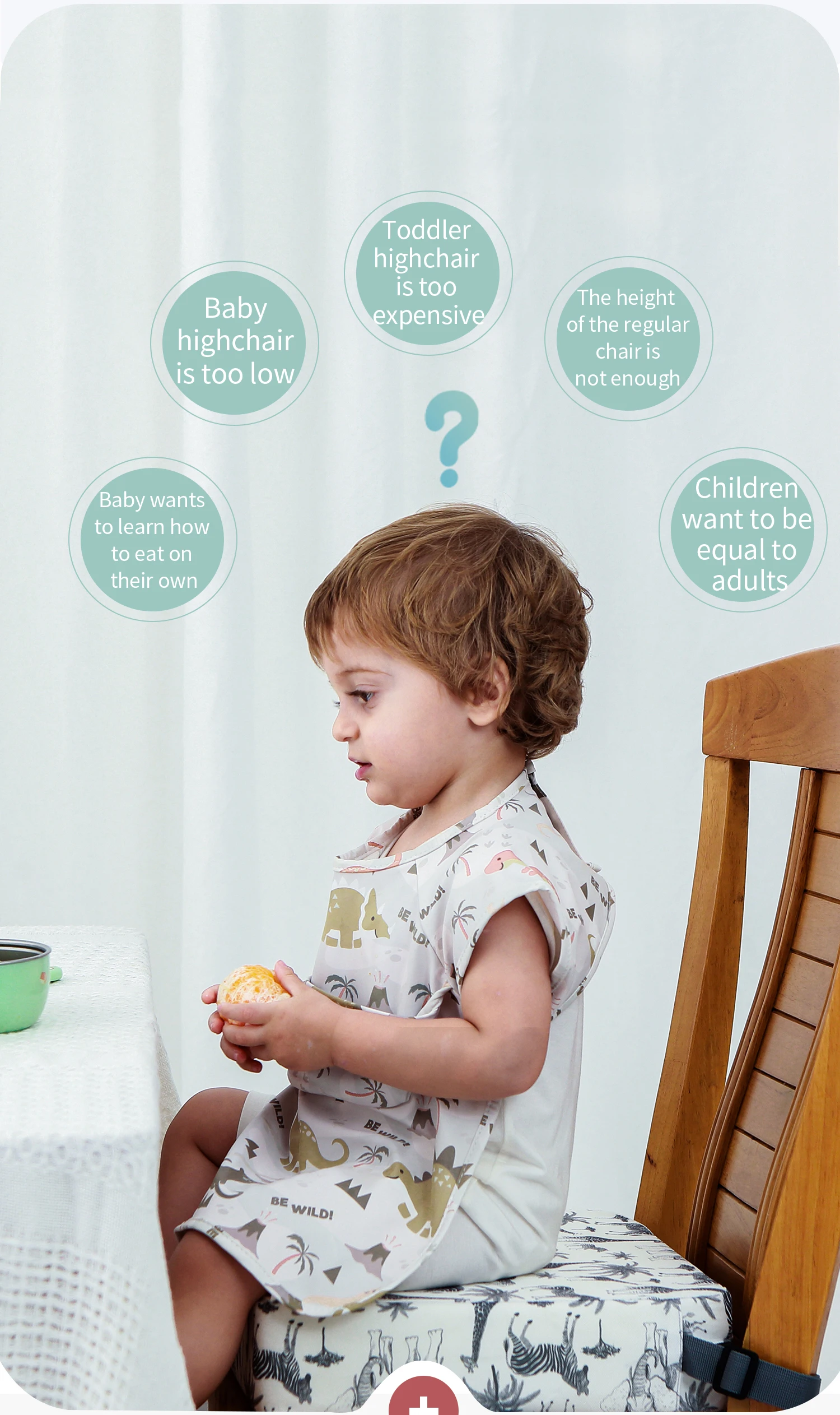 INSULAR Kids Booster Seat Cush - огляд і ціна Baby High Chair Booster