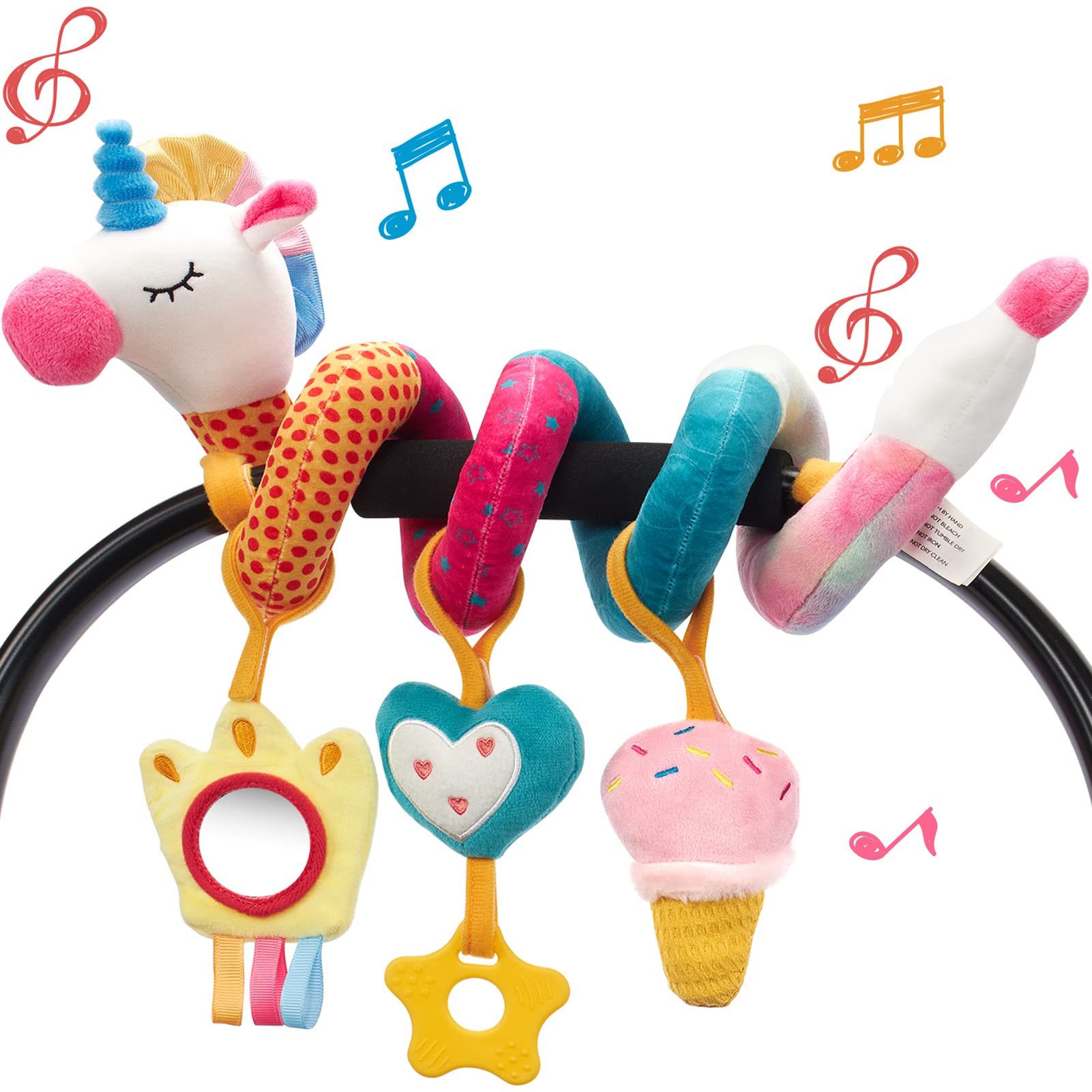 Car Seat Toys for Babies Rattl - огляд і ціна Baby Rattle Toy Set
