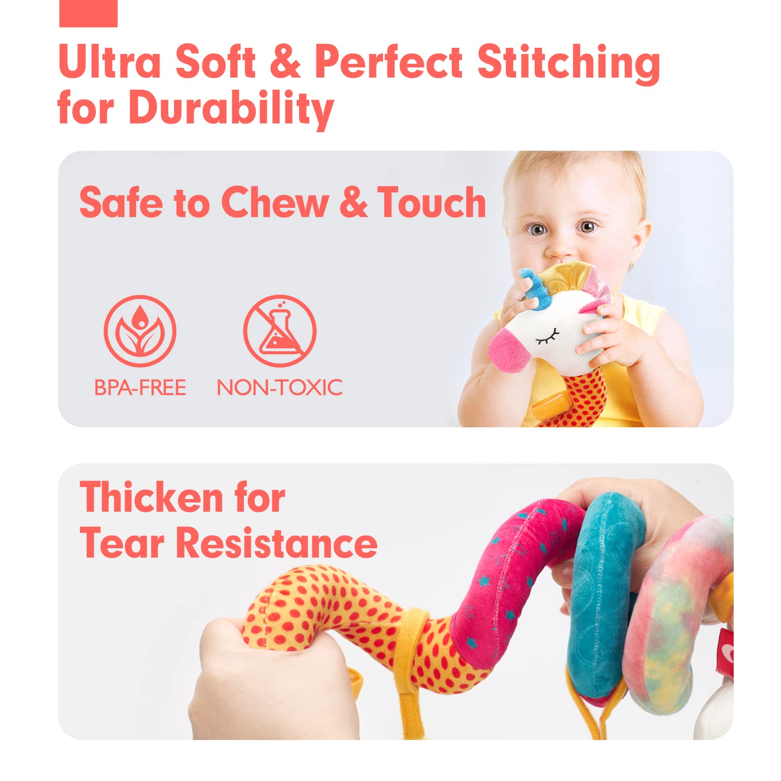 Car Seat Toys for Babies Rattl - огляд і ціна Baby Rattle Toy Set