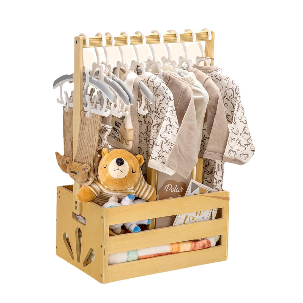 2025 Large Wooden Baby Product - огляд і ціна Baby Products Storage Box