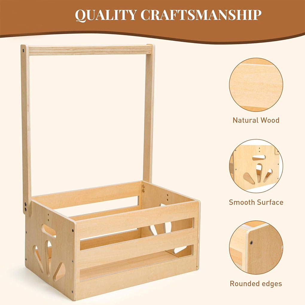 2025 Large Wooden Baby Product - огляд і ціна Baby Products Storage Box